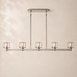 Delmare Glass Linear Chandelier 54