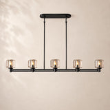 Delmare Glass Linear Chandelier 54