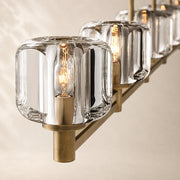 Delmare Glass Linear Chandelier 54