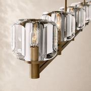 Delmare Glass Linear Chandelier 72