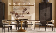 Delmare Glass Linear Chandelier 72