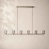 Delmare Glass Linear Chandelier 72