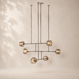Delmare Glass Mobile Round Chandelier 48