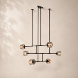 Delmare Glass Mobile Round Chandelier 48