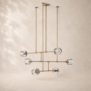Delmare Glass Mobile Round Chandelier 48