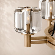 Delmare Glass Round Chandelier 36
