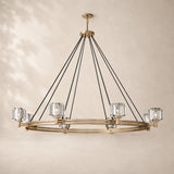 Delmare Glass Round Chandelier 60