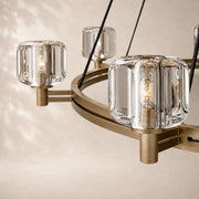 Delmare Glass Round Chandelier 60