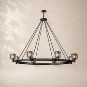 Delmare Glass Round Chandelier 60