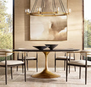 Delmare Glass Round Chandelier 60