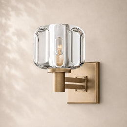 Delmare Glass Wall Sconce