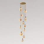 Disc Harvest Alabaster Chandelier