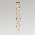 Disc Harvest Alabaster Chandelier