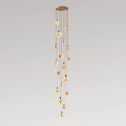 Disc Harvest Alabaster Chandelier