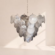 Dora Handblown Disc Glass Chandelier 27.6