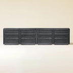 Mara Solid Wood 12 Drawers Storage Cabinet for Living Room & Dining Room