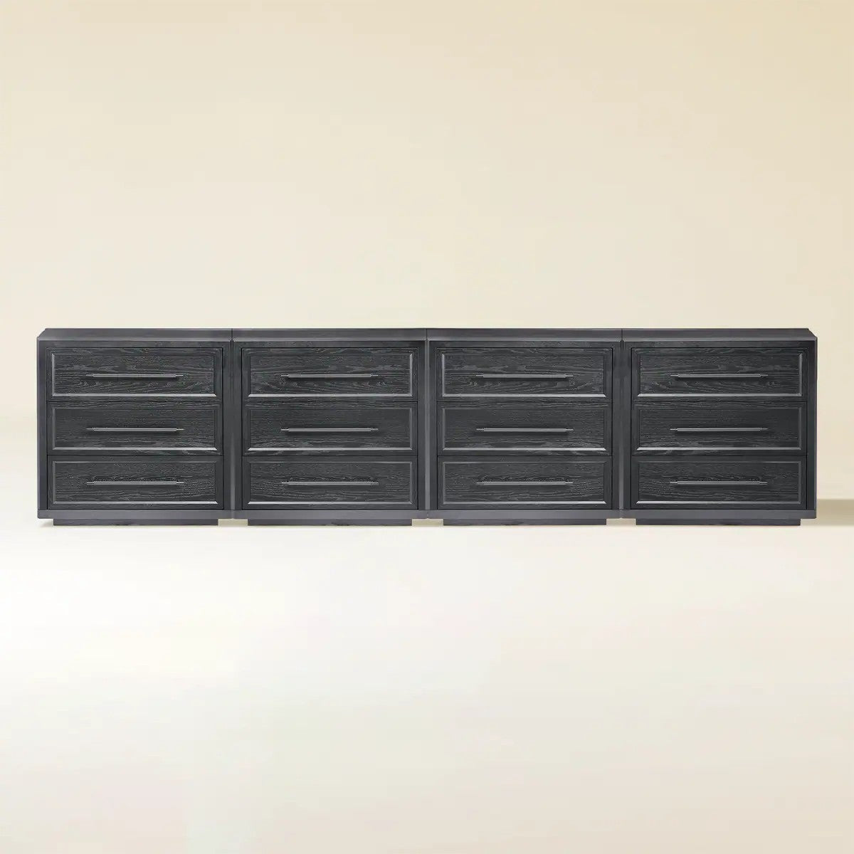 Mara Solid Wood 12 Drawers Storage Cabinet for Living Room & Dining Room