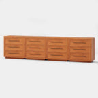 Mara Solid Wood 12 Drawers Storage Cabinet for Living Room & Dining Room