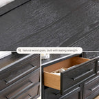 Mara Solid Wood 3  Drawers Storage Cabinet For Living Room & Dining Room