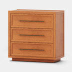 Mara Solid Wood 3  Drawers Storage Cabinet For Living Room & Dining Room