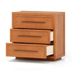 Mara Solid Wood 3  Drawers Storage Cabinet For Living Room & Dining Room