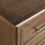 Mara Solid Wood 3  Drawers Storage Cabinet For Living Room & Dining Room