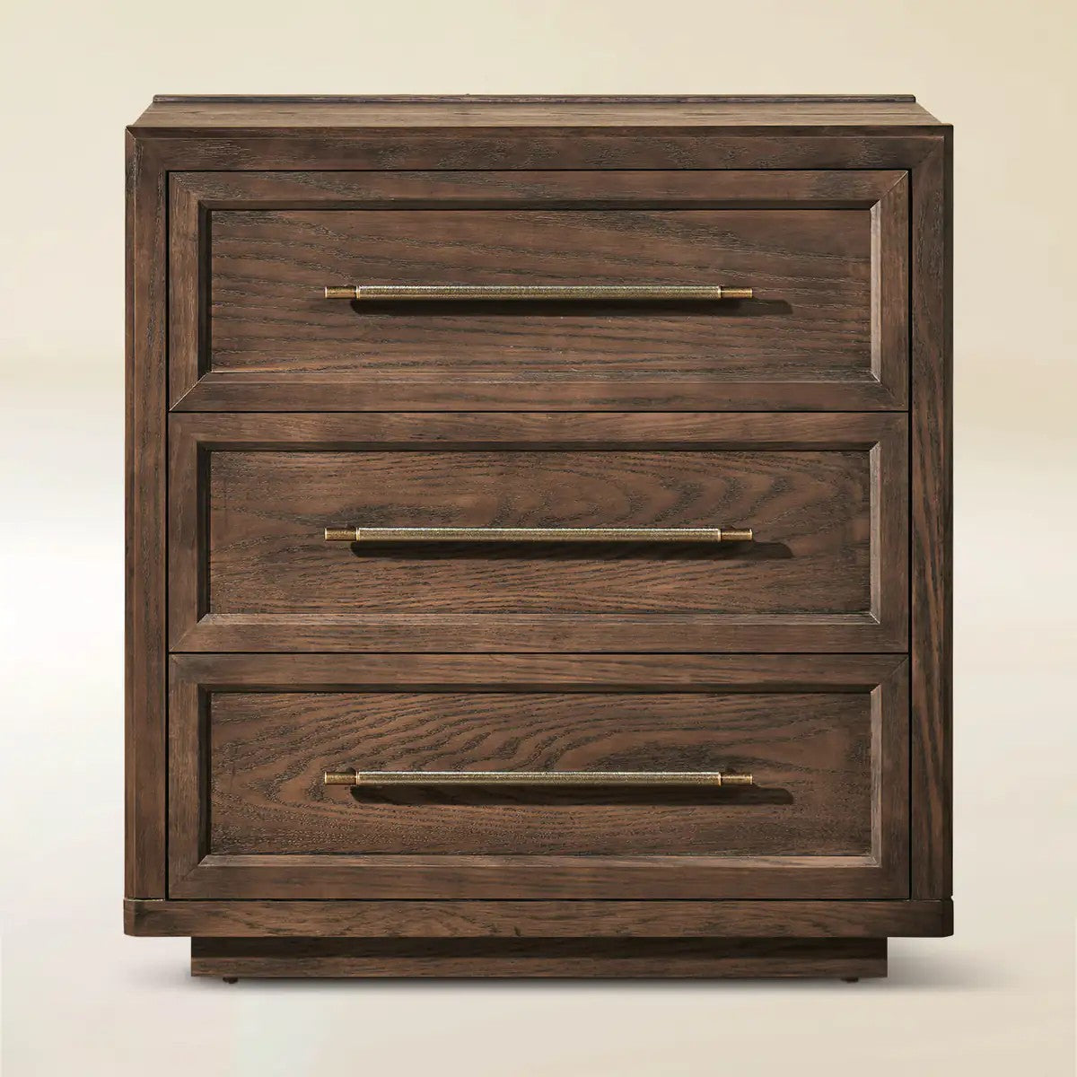 Mara Solid Wood 3  Drawers Storage Cabinet For Living Room & Dining Room