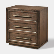 Mara Solid Wood 3  Drawers Storage Cabinet For Living Room & Dining Room