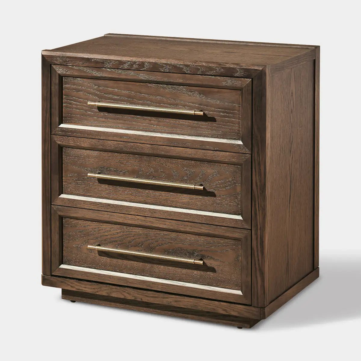 Mara Solid Wood 3  Drawers Storage Cabinet For Living Room & Dining Room
