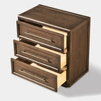 Mara Solid Wood 3  Drawers Storage Cabinet For Living Room & Dining Room