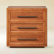 Mara Solid Wood 3  Drawers Storage Cabinet For Living Room & Dining Room
