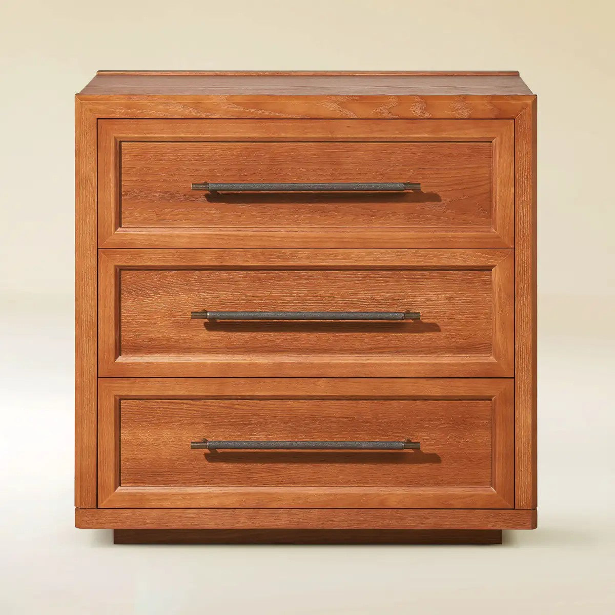 Mara Solid Wood 3  Drawers Storage Cabinet For Living Room & Dining Room