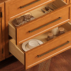 Mara Solid Wood 12 Drawers Storage Cabinet for Living Room & Dining Room