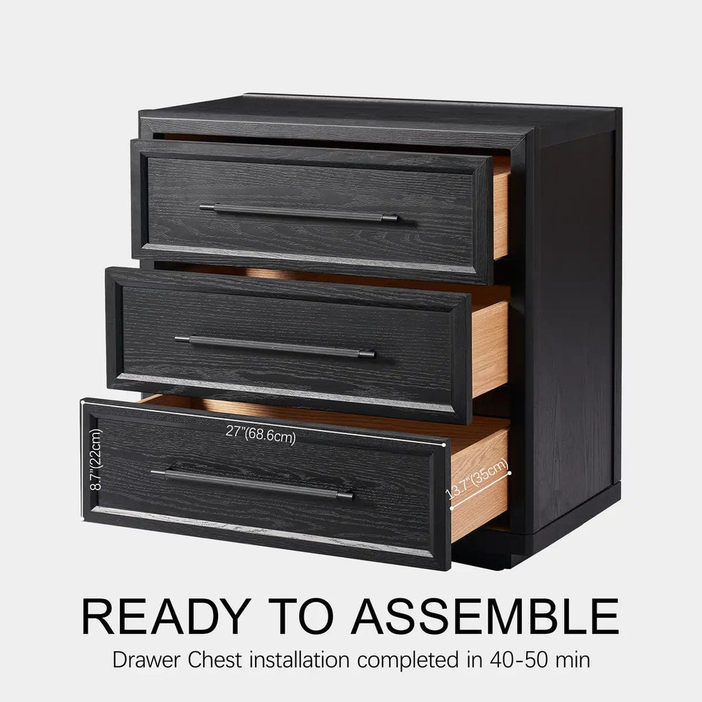 Mara Solid Wood 6 Drawers Storage Cabinet For Living Room