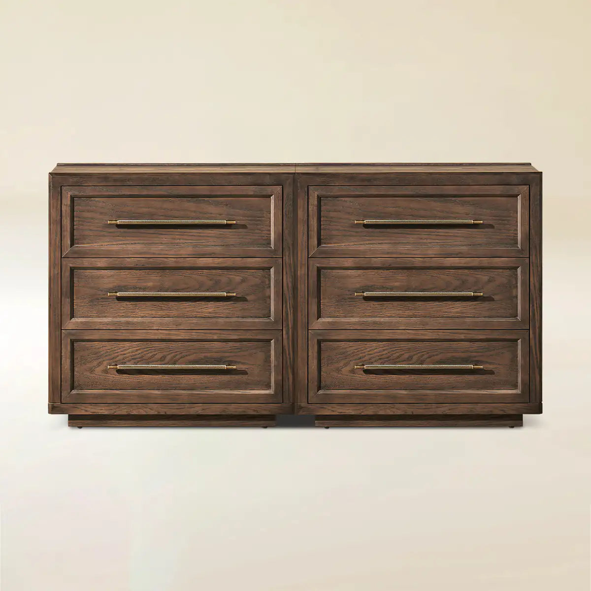Mara Solid Wood 6 Drawers Storage Cabinet For Living Room