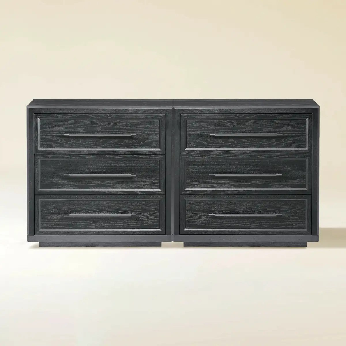 Mara Solid Wood 6 Drawers Storage Cabinet For Living Room