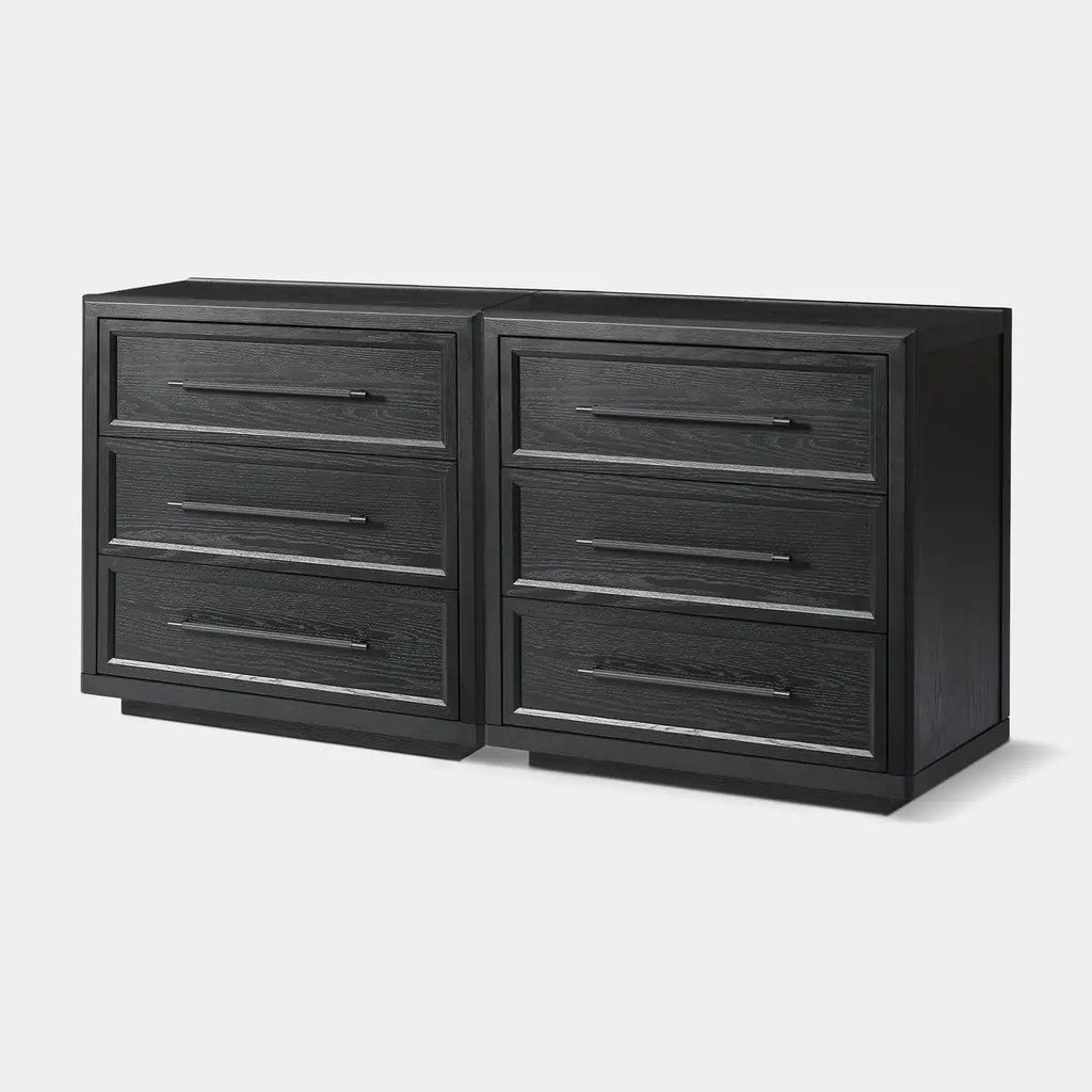 Mara Solid Wood 6 Drawers Storage Cabinet For Living Room