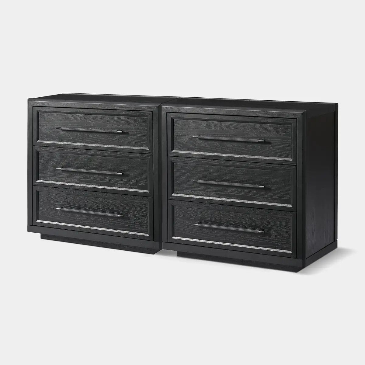 Mara Solid Wood 6 Drawers Storage Cabinet For Living Room