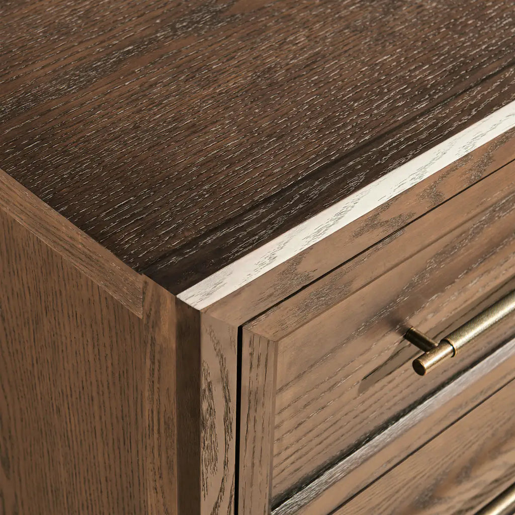 Mara Solid Wood 12 Drawers Storage Cabinet for Living Room & Dining Room