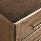 Mara Solid Wood 12 Drawers Storage Cabinet for Living Room & Dining Room