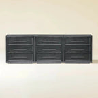 Mara Solid Wood 9 Drawers Storage Cabinet For Living Room