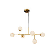 Elegant Ball Alabaster Chandelier — image 1