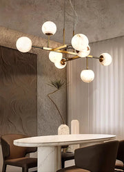 Elegant Ball Alabaster Chandelier — image 5