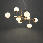 Elegant Ball Alabaster Chandelier — image 9