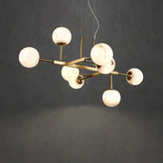 Elegant Ball Alabaster Chandelier — image 9