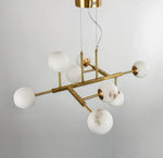 Elegant Ball Alabaster Chandelier — image 8