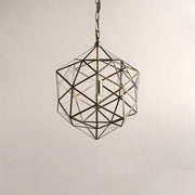 Elixir Geometric Brass Pendant