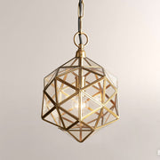 Elixir Geometric Brass Pendant