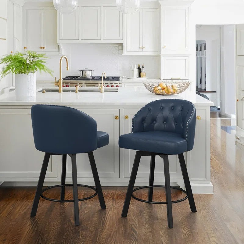 Bronson Swivel Bar Stool For Kitchen & Living Room