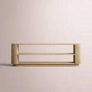 Ethoria Low Console Table — GREIGE OAK / 72
